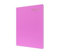 Collins Agenda giornaliera 12 mesi "Essentials", luglio 2025-luglio 2026, copertina rigida, formato A4, colore rosa, ESSA41M.50-2526