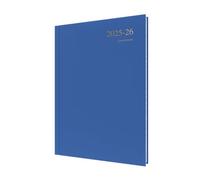 Collins Agenda giornaliera per appuntamenti "Essentials", 12 mesi, da luglio 2025 a luglio 2026, copertina rigida, formato A4, colore: blu