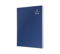 Collins Agenda settimanale "Desk", 13 mesi, luglio 2025-luglio 2026-40M.60-2526, copertina rigida A4, colore: blu