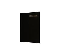 Collins Agenda settimanale "Essentials", 12 mesi, anno medio accademico, luglio 2025-luglio 2026, copertina rigida A5, colore nero
