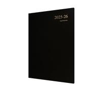 Collins Agenda settimanale "Essentials", 12 mesi, anno medio accademico, luglio 2025-luglio 2026, copertina rigida, formato A4, colore: nero