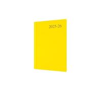 Collins Agenda settimanale "Essentials", 12 mesi, anno medio accademico, luglio 2025-luglio 2026, copertina rigida A5, colore: giallo
