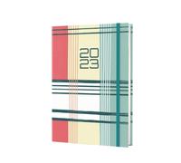Collins Amara - Agenda 2023 con visualizzazione settimanale, formato A5, colore: Verde (AM153,52-23), copertina in tessuto, agenda e diario
