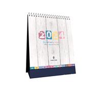 Collins Brighton BTDC-24 - Calendario da scrivania 2024, agenda settimanale e organizer per ufficio, lavoro, personale e casa, da gennaio a dicembre 2024