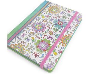 Collins Colora i Tuoi Giorni Quaderno 5x7 Con Riga e Pagine da Colorare