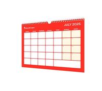 Collins Colplan CMCA4M-2526 - Calendario mensile da 12 mesi, luglio 2025, luglio 2026, formato A4