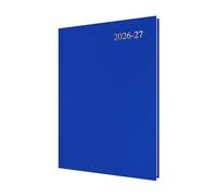 Collins Debden Essential Range 2026-2027, agenda giornaliera da 13 mesi, formato A4, colore blu
