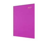 Collins Debden Essential Range ESSA43.50-27 - Agenda settimanale 2027, formato A4, copertina rigida, colore: rosa