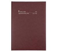 Collins Early Edition A4 Agenda giornaliera 2026 (Borgogna)