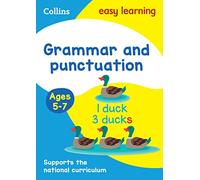 Collins Easy Learning Ks1 Grammar And Punctuation Ages 5-7 For Home Learning: Ideal for home learning
