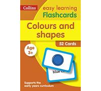 Collins Easy Learning Preschool Colours And Shapes Flashcards Ideal For Home Learning