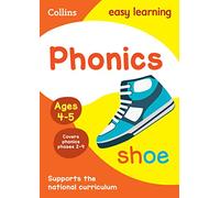 Collins Easy Learning Preschool Phonics Ages 4-5 For Home Learning Second Edition: Ideal for home learning