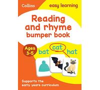 Collins Easy Learning Preschool Reading And Rhyme Bumper Book Ages 3-5 For Home Learning: Ideal for home learning
