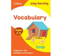 Collins Easy Learning Preschool Vocabulary Activity Book Ages 3-5