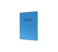 Collins - Edge Rainbow - Calendario 2026 12 mesi, agenda settimanale, copertina morbida A5, blu (ED153.U57-26)