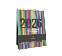 Collins - Edge Rainbow - Calendario mensile da tavolo 2026 (EDDC-26)