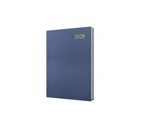 Collins - Essential - Agenda 2026 12 mesi, agenda giornaliera per pagina, copertina rigida A5 - grigio (ESSA51.98-26)