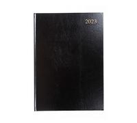 Collins Essential - Agenda giornaliera 2023, formato A4, colore: nero, calendario annuale e planner per affari, ufficio e personale