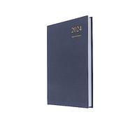 Collins Essential - Agenda giornaliera 2024, formato A5, con appuntamenti, carta riciclata ecologica e completamente riciclabile, agenda 2024 pagina per giorno, agenda accademica e personale (formato