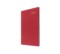 Collins Essential - Agenda settimanale 2024, formato A5, con carta riciclata ecologica e completamente riciclabile, agenda completa 2024, visualizzazione giornaliera, settimanale e mensile (formato