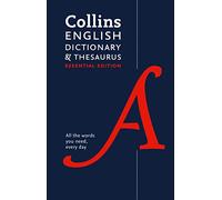 English Dictionary and Thesaurus Essential (Copertina rigida) Collins Essential