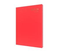 Collins 'Essentials' ESSA41M.15-2526 Agenda giornaliera per gli appuntamenti, da luglio 2025 a luglio 2026, copertina rigida, colore rosso, 12 mesi
