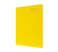 Collins 'Essentials' ESSA41M.45-2526 Agenda giornaliera per gli appuntamenti, da luglio 2025 a luglio 2026, con copertina rigida, colore: giallo