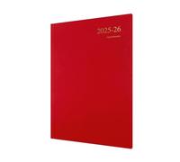 Collins 'Essentials' ESSA43M.15-2526 - Agenda settimanale per appuntamenti, luglio 2025-luglio 2026, copertina rigida, colore: rosso