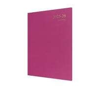 Collins 'Essentials' ESSA43M.63-2526 - Agenda settimanale per appuntamenti, luglio 2025-luglio 2026, formato A4, colore: rosa intenso