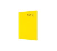 Collins 'Essentials' ESSA51M.45-2526 Agenda giornaliera per gli appuntamenti, da luglio 2025 a luglio 2026, formato A5, copertina rigida, colore: giallo