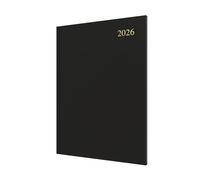Collins Essenziale - Agenda 2026 12 mesi, agenda settimanale con vista settimanale, copertina rigida A4 - nero (ESSA43.99-26)
