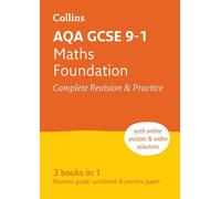 Collins GCSE AQA GCSE 9-1 Maths Foundation All-in-One Complete Revis (Tascabile)