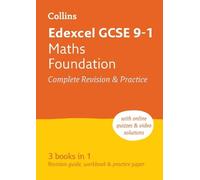 Collins GCSE Edexcel GCSE 9-1 Maths Foundation All-in-One Complete R (Tascabile)