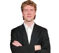 Collins Key (Black Suit) Half Body Buddy Cutout