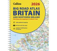 Collins Maps 2026 Collins Big Road Atlas Britain and Northern Ire (Anello, filo)