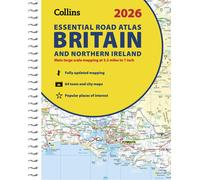 2026 Collins Essential Road Atlas Britain and Northern Ireland: A4 Spiral