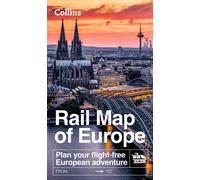 Collins Maps Collins Rail Map of Europe (Map)