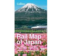 Collins Maps Collins Rail Map of Japan: Plan your flight-free Japane (Tascabile)