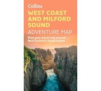 Collins Mappa West Coast e Milford Sound Adventure Map