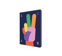 Collins Peace, Love & Understanding 2025 Planner - A5 Week to View Diary - Navy