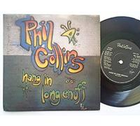 Collins, Phil - Collins, Phil Hang In Long Enuff 7" Virgin VS1300 EX/EX 1990 picture sleeve