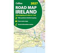 Collins Road Map of Ireland 2027 (Folded map): Clear, easy-to-read mapping