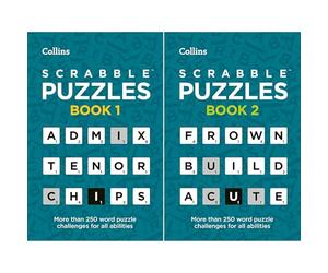 Collins SCRABBLE™ Puzzles Collection: Books 1 & 2 - 500 Word Challenges for Puzzle Lovers