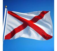 CollinsFlags - Alabama State Flag (Nylon) al Bandiera, 3 X 5