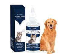 Colliri Per Cani | 30 Ml Cleaner Per Cani | Cani E Gatti Allevia Gli Occhi Prurito E Irritazione | Soluzione Per Sciacquare E Lenire Gli Occhi Irritazioni, Un Efficace Rimozione Delle Macchie Lacrimog