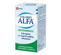 Collirio Alfa - Antistaminico - 0,8 mg/ml + 1 mg/ml di collirio, soluzione - Flacone da 10 ml