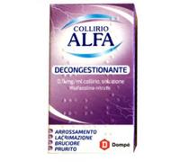 Collirio Alfa Gocce Oculari 0,8 mg/ml Nafazolina Decongestionante Flacone 10 ml