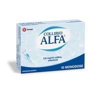 Collirio Alfa Monodose 0,8mg/ ml Decongestionante 10 Flaconcini