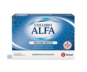 Collirio Alfa Occhio Secco 0,4% Collirio Monodose 20 Flaconi Da 0,5 Ml