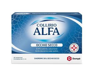 Collirio ALFA Occhio secco 20x0,5 ml Pipette monodose